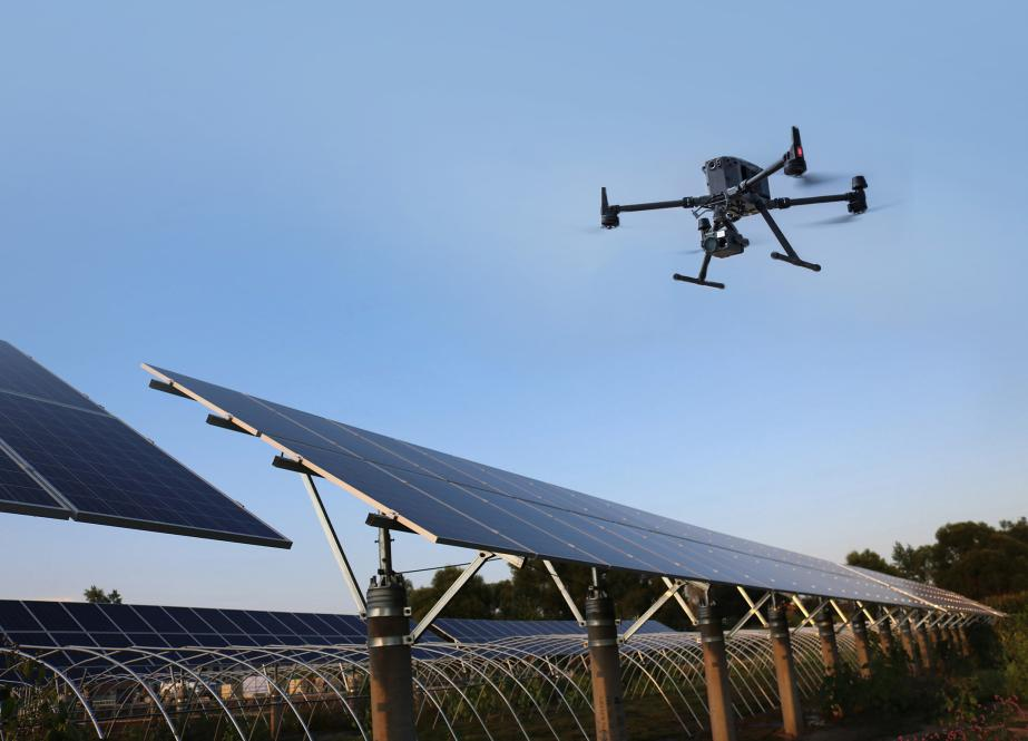 AI光伏电站EL巡检无人机