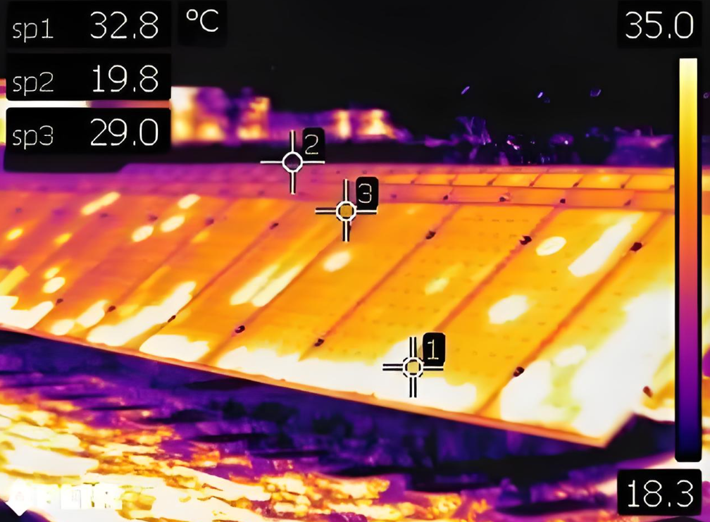 组件热斑的温度界定