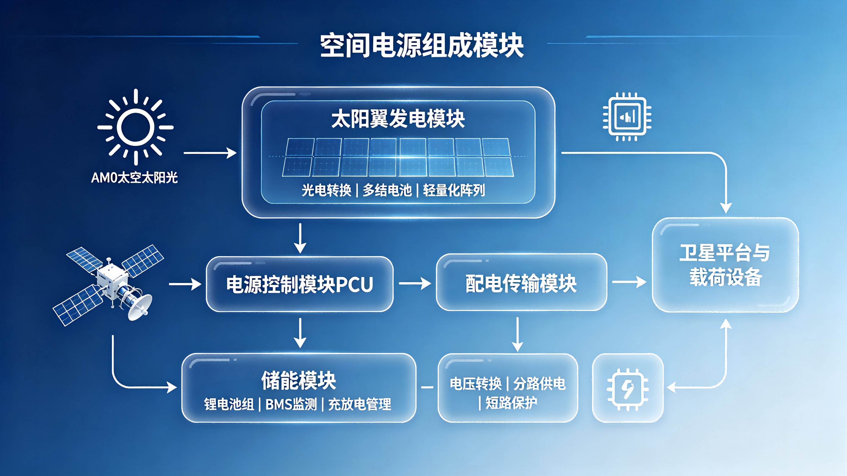 空间电源核心模块全解析：国产化检测技术赋能航天能源升级